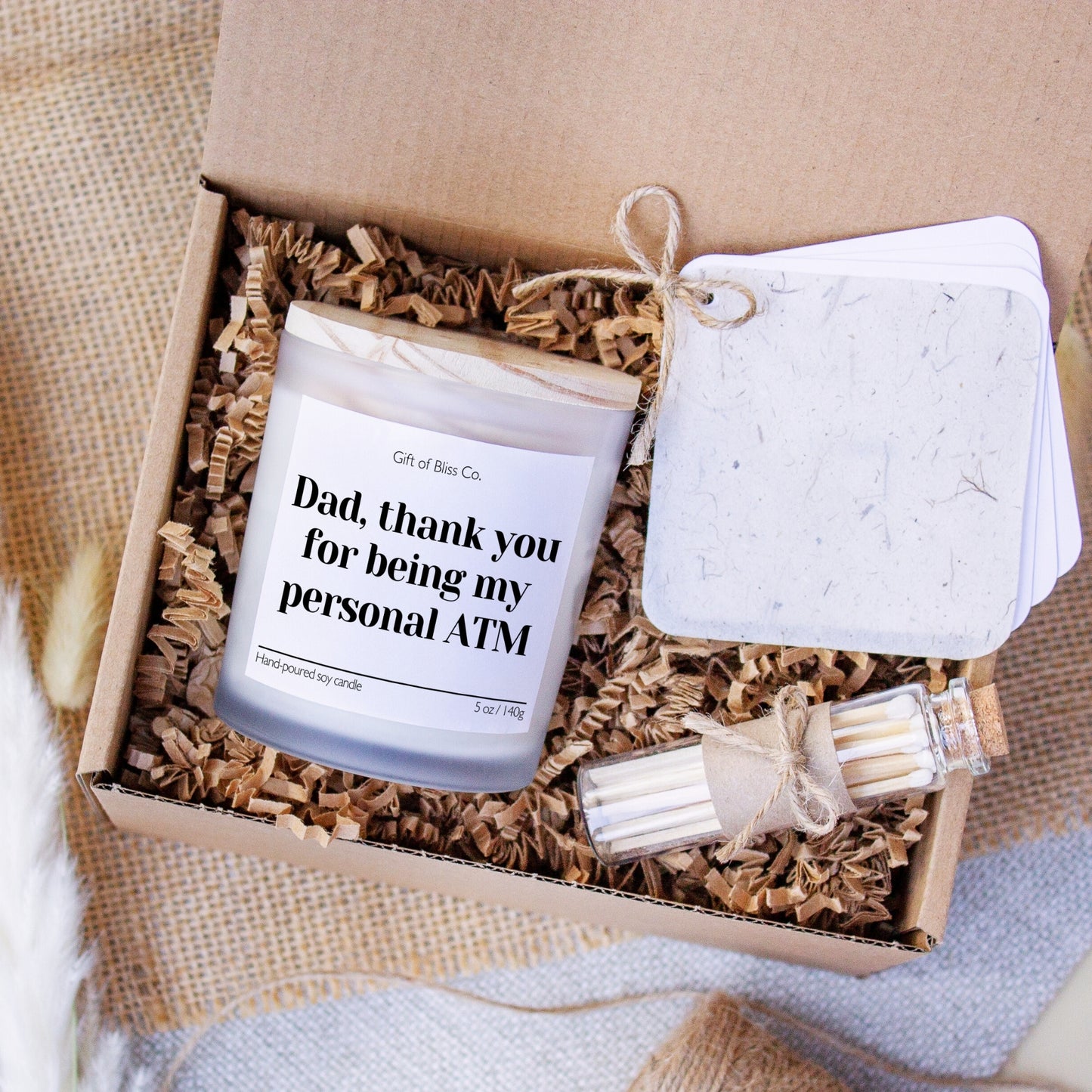 Kindled Love - Candle Gift for Dad