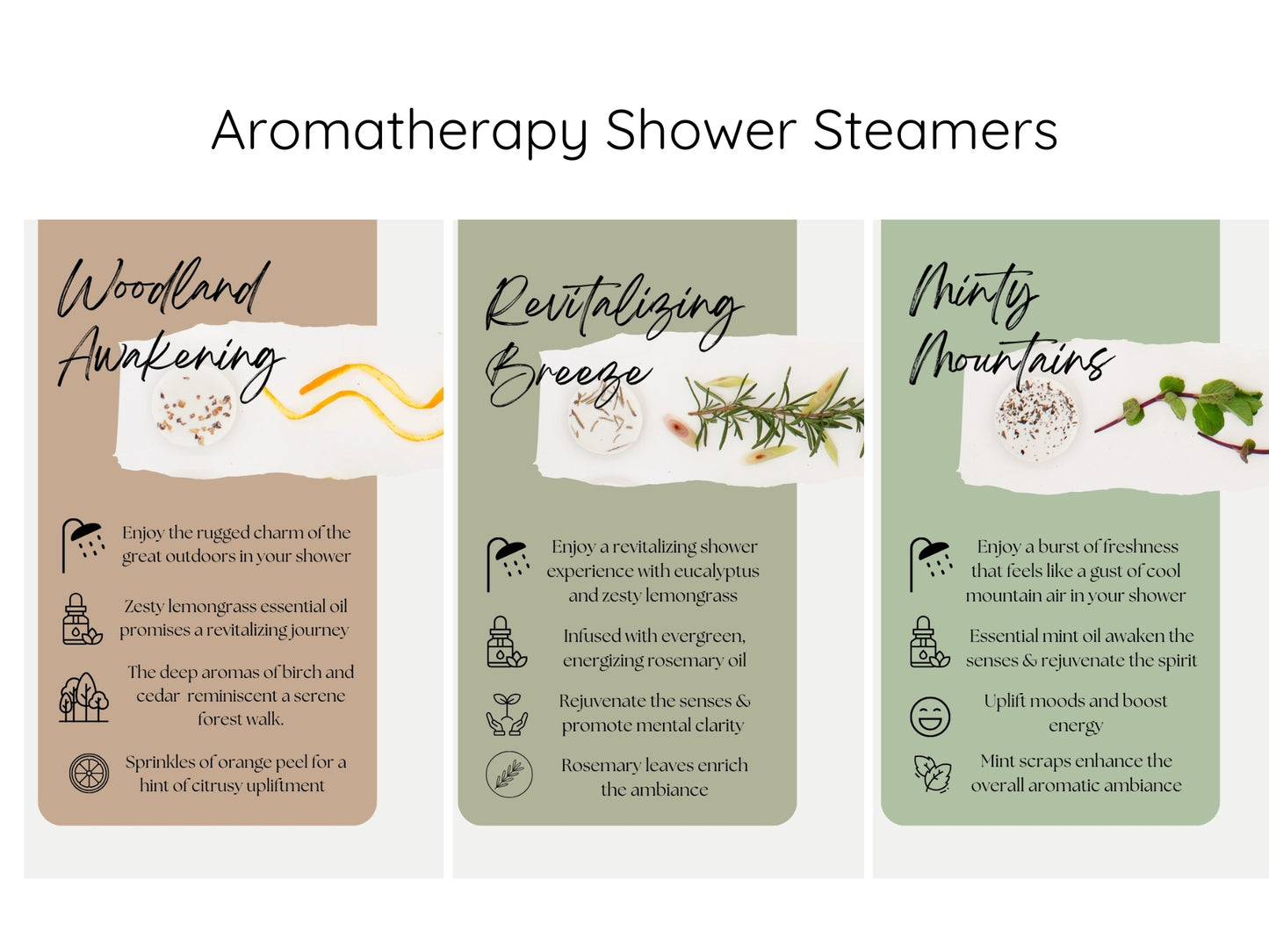 Shower Steamer Set for Men - Add On